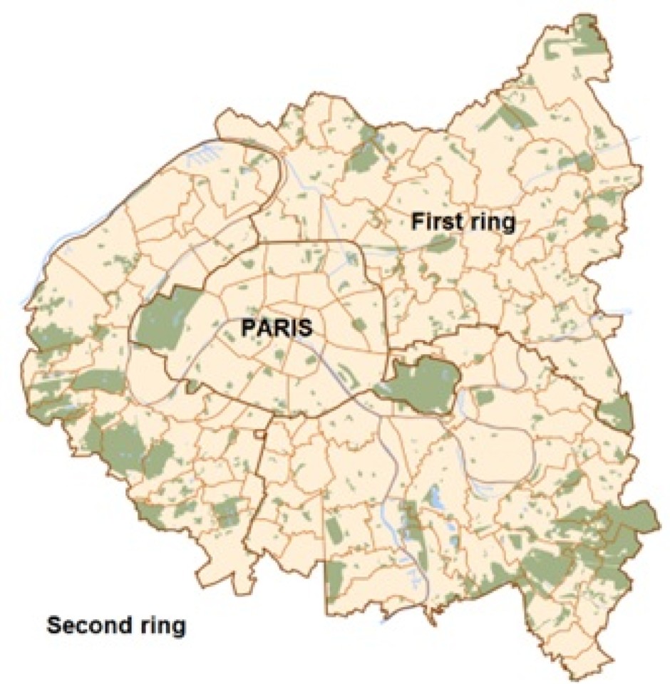 Paris and its rings